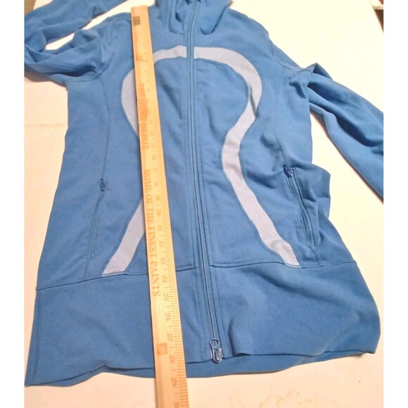 Lululemon define Blue Wee Stride Full Zip Women's Athletic Jacket Size 8 - Picture 8 of 10